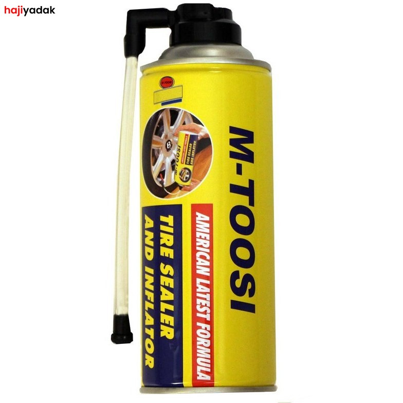 اسپری رفع پنچری فوری لاستیک خودرو مدل M -TOOSI حجم 450 میلی لیتر